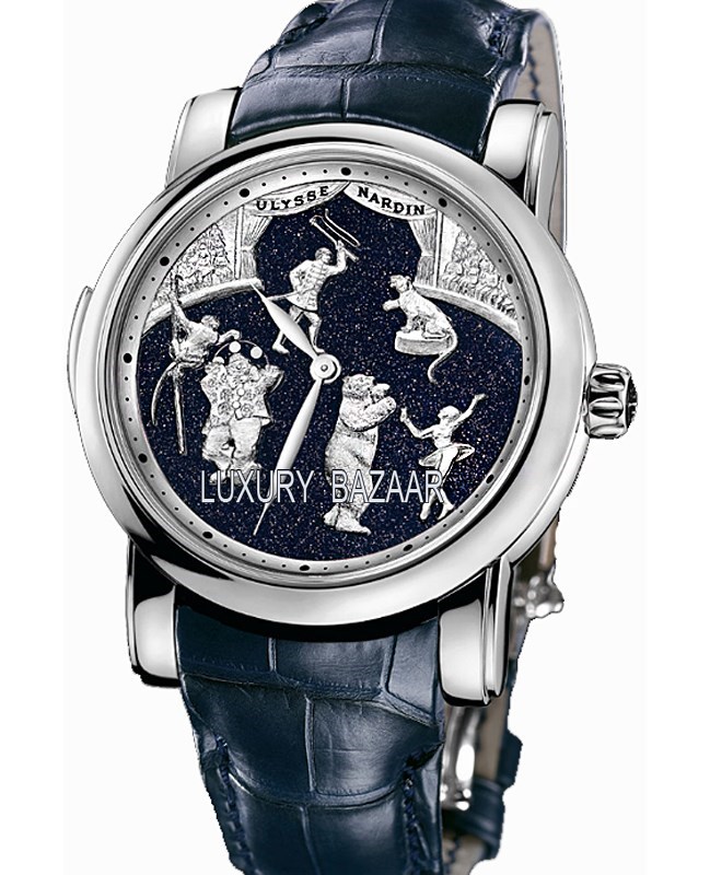 Ulysse Nardin Circus Minute Repeater WG Blue Leather 740 8